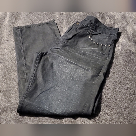5 For 25$ Triple thread studded bootleg jeans - Picture 1 of 4